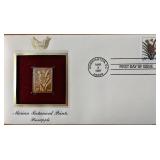 Merian Botanical Prints Pineapple Gold Stamp...