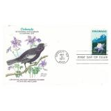 Colorado State Bird and Flower FDC