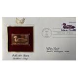 Folk Art Series Redhead Decoy Gold Stamp...