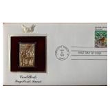 Coral Reefs Finger Coral, Hawaii Gold Stamp...