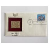 Letter Carriers We Deliver! Gold Stamp Replica...