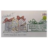 PENPEX Stamp Show Signed First Day Cover