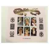 Princess Diana commemorative stamp set