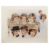 Diana Princess of Wales commemorative stamp set