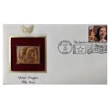 Opera Singers Lily Pons Gold Stamp Replica...