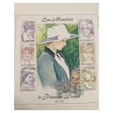 Princess Diana commemorative stamp set