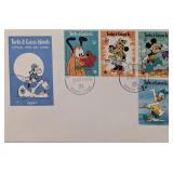 Turks & Caicos 1979 Disney Characters  First...