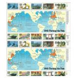 WW II 1943 Turning The Tide Stamps