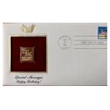 Special Messages Happy Birthday Gold Stamp...