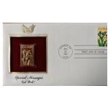 Special Messages Get Well Gold Stamp Replica...