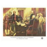 The Declaration of Independence Stamp Sheet