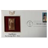 Lighthouses West Quoddy Head, Maine Gold Stamp...
