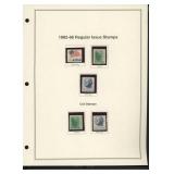 1962-66 Regular Issue and Coil Stamp Set