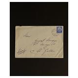 Vintage German Reich Stamped Envelope