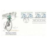 Bicycling in America FDC