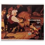 Turks & Caicos 1980 Pinocchio Souvenir Stamp Sheet