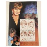 Diana Princess of Wales commemorative stamp set