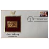 Raoul Wallenberg Humanitarian Gold Stamp...
