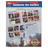 USPS Signed  Celebrate The Century 1980s -...
