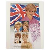 Diana Princess of Wales commemorative stamp set