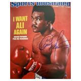 Boxing legend George Foreman signed photo