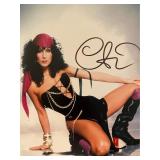 Cher signed photo