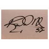 NBA Star Karl Malone signature slip