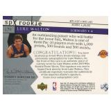 LA Lakers Luke Walton signed rookie card and...