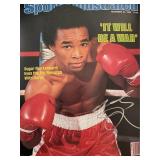 Boxing Champion Sugar Ray Leonard signed photo