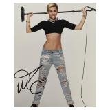 Miley Cyrus signed photo
