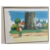 Peanuts character Peppermint Patty framed and...