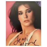 Demi Moore signed photo