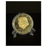 US President Donald Trump 2019 Gold Plated...