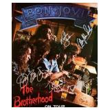 Bon Jovi signed tour book