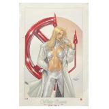 White Queen Hellfire Club Emma Frost print
