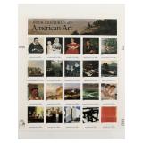 Four Centuries of American Art Sheet of 20 32...