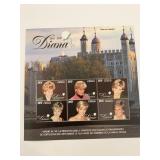 Diana Princess of Wales commemorative stamp set