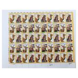 1988 50x25c Carousel Animal Stamps