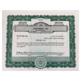 Steppenwolf, Inc. Capital Stock Certificate