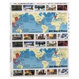 1944 WWII Road to Victory Sheet Collectible...