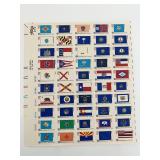 1976 13Â¢ State Flags, Pane of 50, U.S. #1633-82