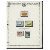 United Nations New York Stamps 1988
