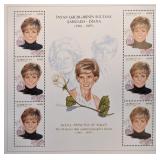 Diana, Princess Of Wales - Stamp Set