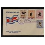 Costa Rica Flag First Day Cover