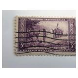 1934 3c Wisconsin Tercentenary Stamp