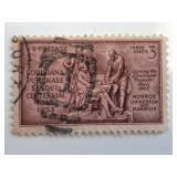 1953 3Â¢ Louisiana Purchase Sesquicentennial Stamp