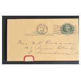 United States 1940 post card