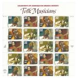 Folk Musicians Stamps
