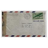 1945 WWII Territory of Hawaii censor stamp