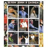 Elton John Cinderella Stamp Set